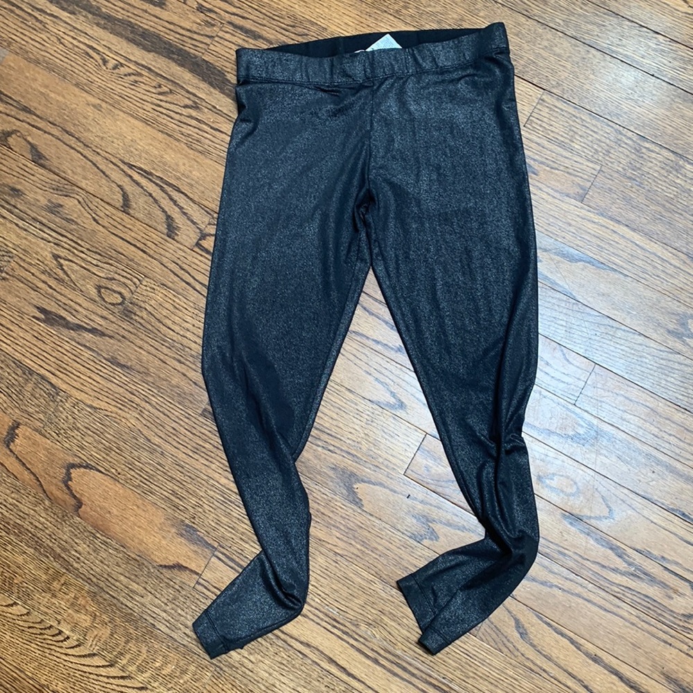 Max studio sparkle black leggings